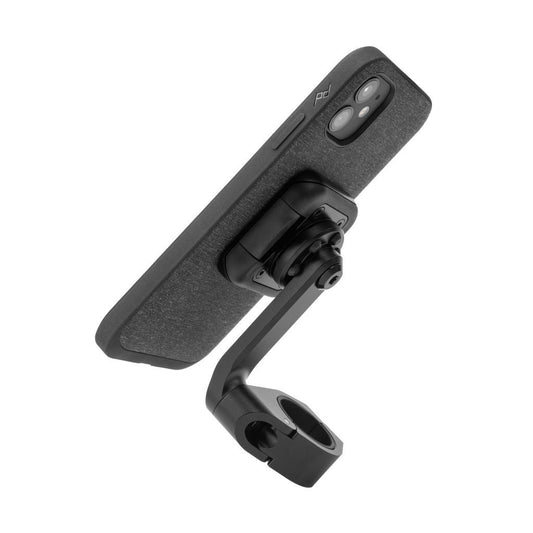 Držák telefonu s pojistkou a nabíjením Peak Design Mobile Motorcycle Mount Bar Mount - černý - iSTYLE CZ