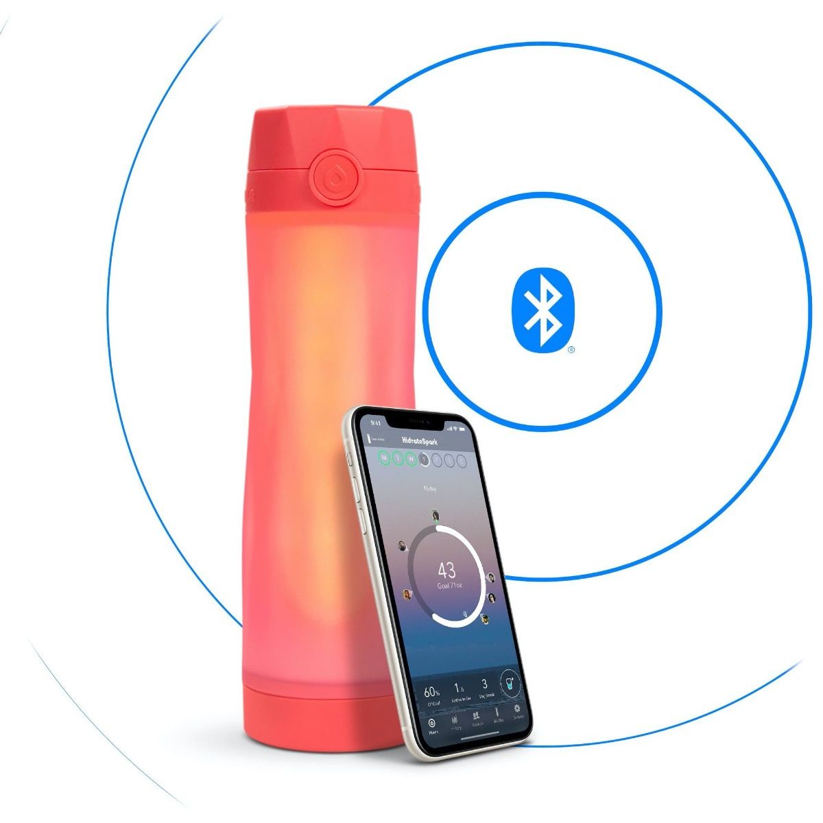 Inteligentní láhev HidrateSpark V3 Spark 592 ml - oranžová - iSTYLE CZ