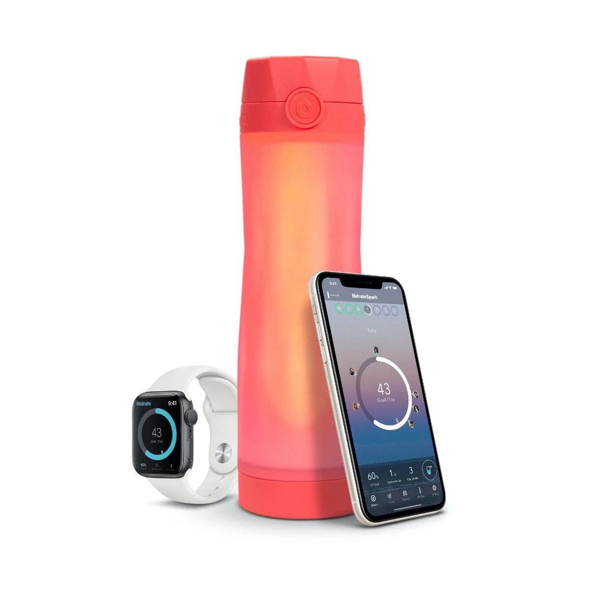 Inteligentní láhev HidrateSpark V3 Spark 592 ml - oranžová - iSTYLE CZ
