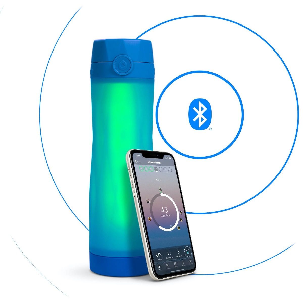 Inteligentní láhev HidrateSpark V3 Spark 592 ml - modrá - iSTYLE CZ