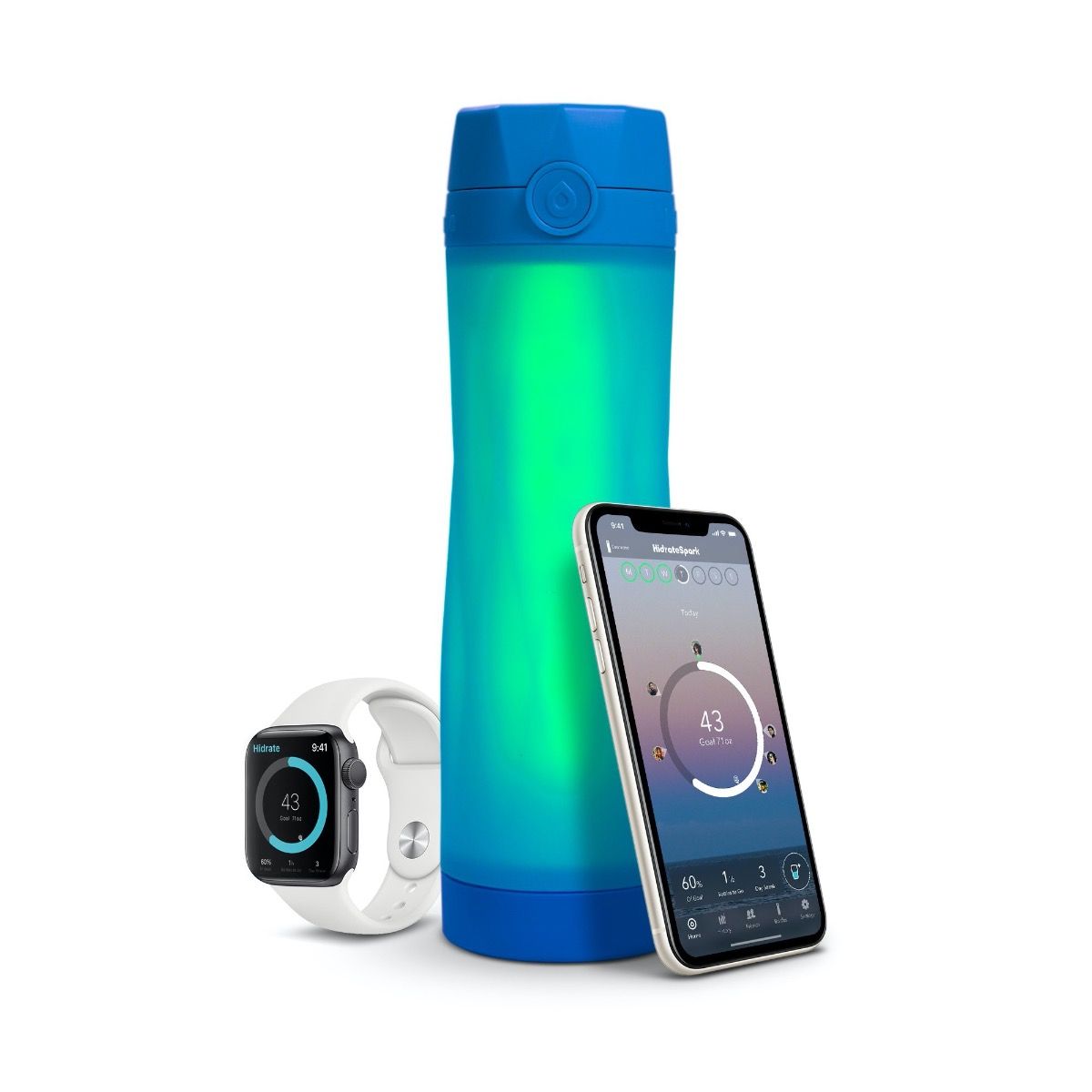 Inteligentní láhev HidrateSpark V3 Spark 592 ml - modrá - iSTYLE CZ