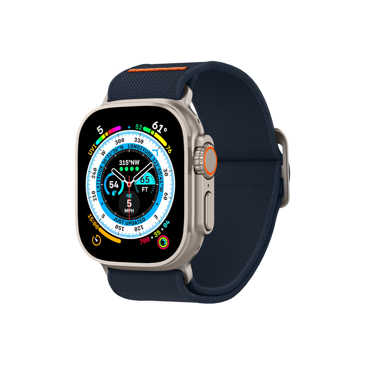 Řemínek pro Apple Watch 42/44/45/49mm Spigen Lite Fit Ultra - modrý - iSTYLE CZ