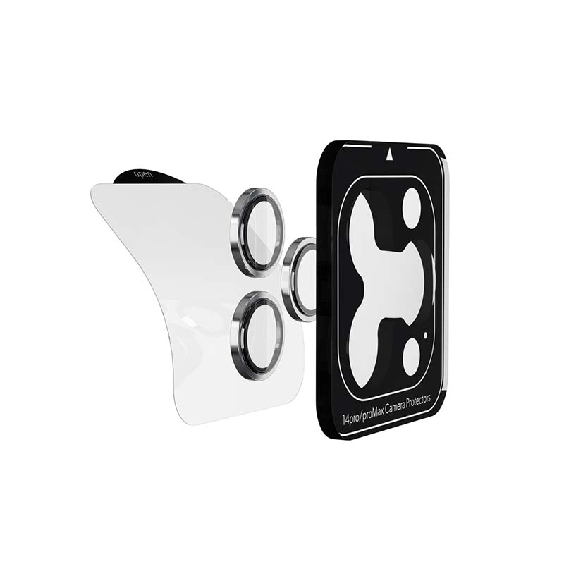 Hliníkový ochranný kryt čoček pro iPhone 14 Pro/14 Pro Max iSTYLE - vesmírně černý - iSTYLE CZ