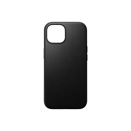 Kožený kryt pro iPhone 15 Plus Nomad Modern - černý - iSTYLE CZ