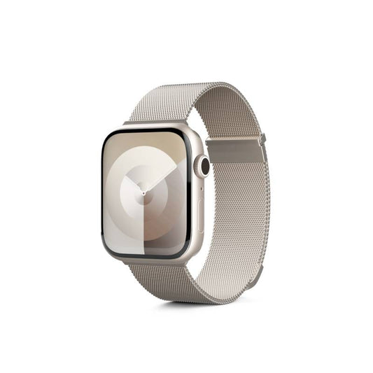 Milánský řemínek Epico pro Apple Watch 38/40/41 mm - hvězdně bílý - iSTYLE CZ