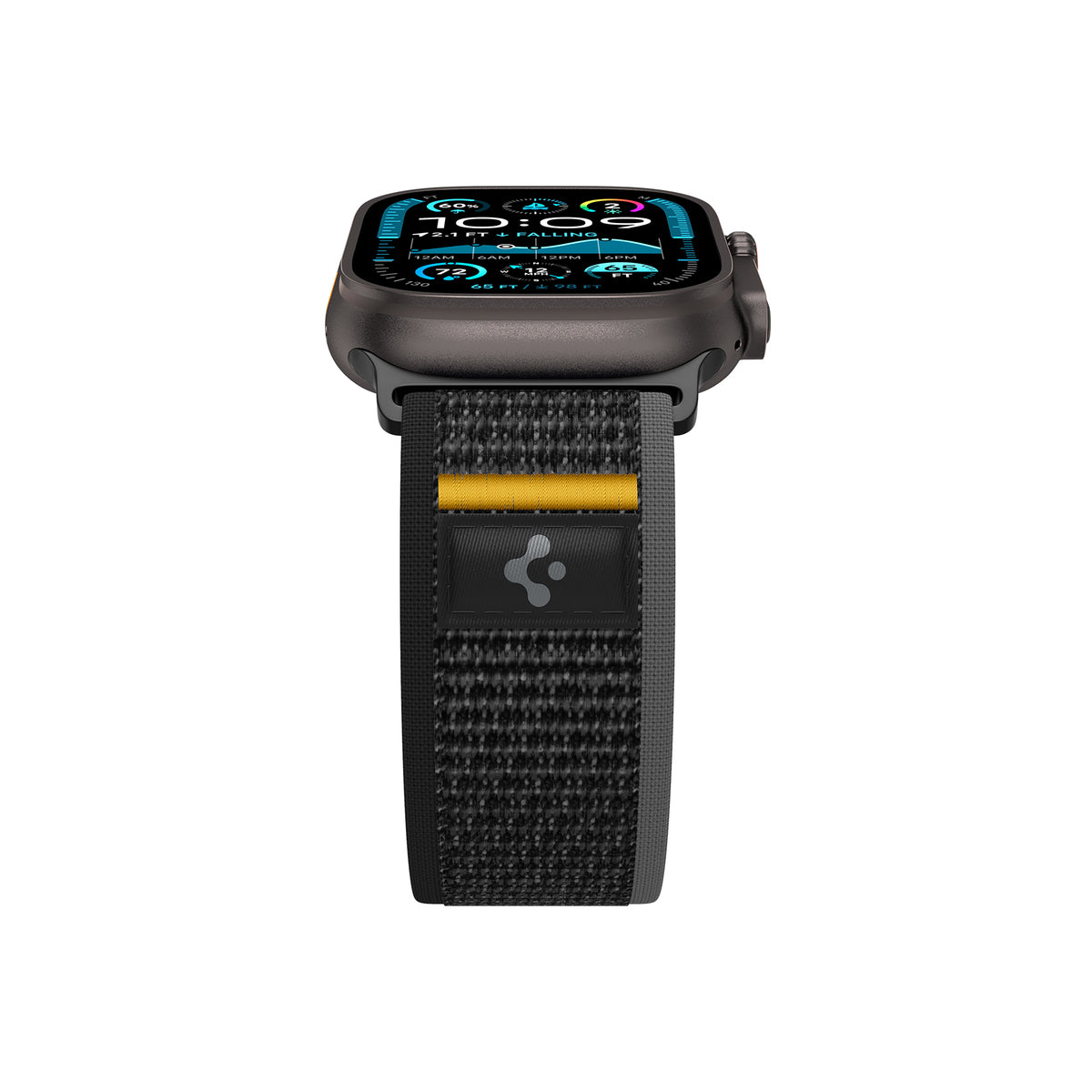 Řemínek pro Apple Watch 44mm/45mm/46mm/49mm Spigen Athlex Air Active Band - černý - iSTYLE CZ