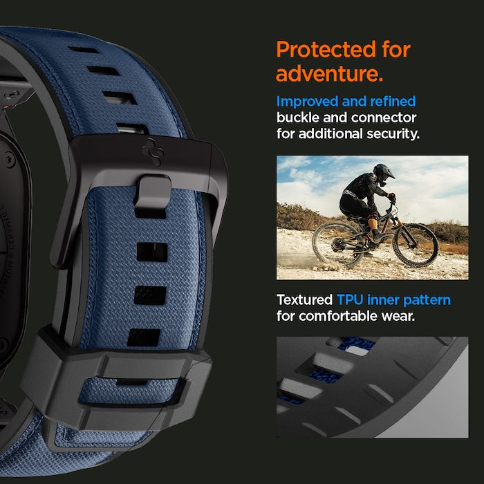 Řemínek pro Apple Watch 49mm/46mm/45mm/44mm Spigen DuraPro Armor - modrý - iSTYLE CZ
