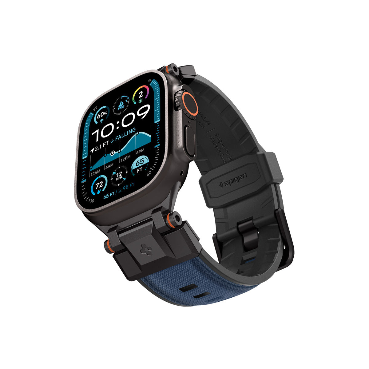 Řemínek pro Apple Watch 49mm/46mm/45mm/44mm Spigen DuraPro Armor - modrý - iSTYLE CZ