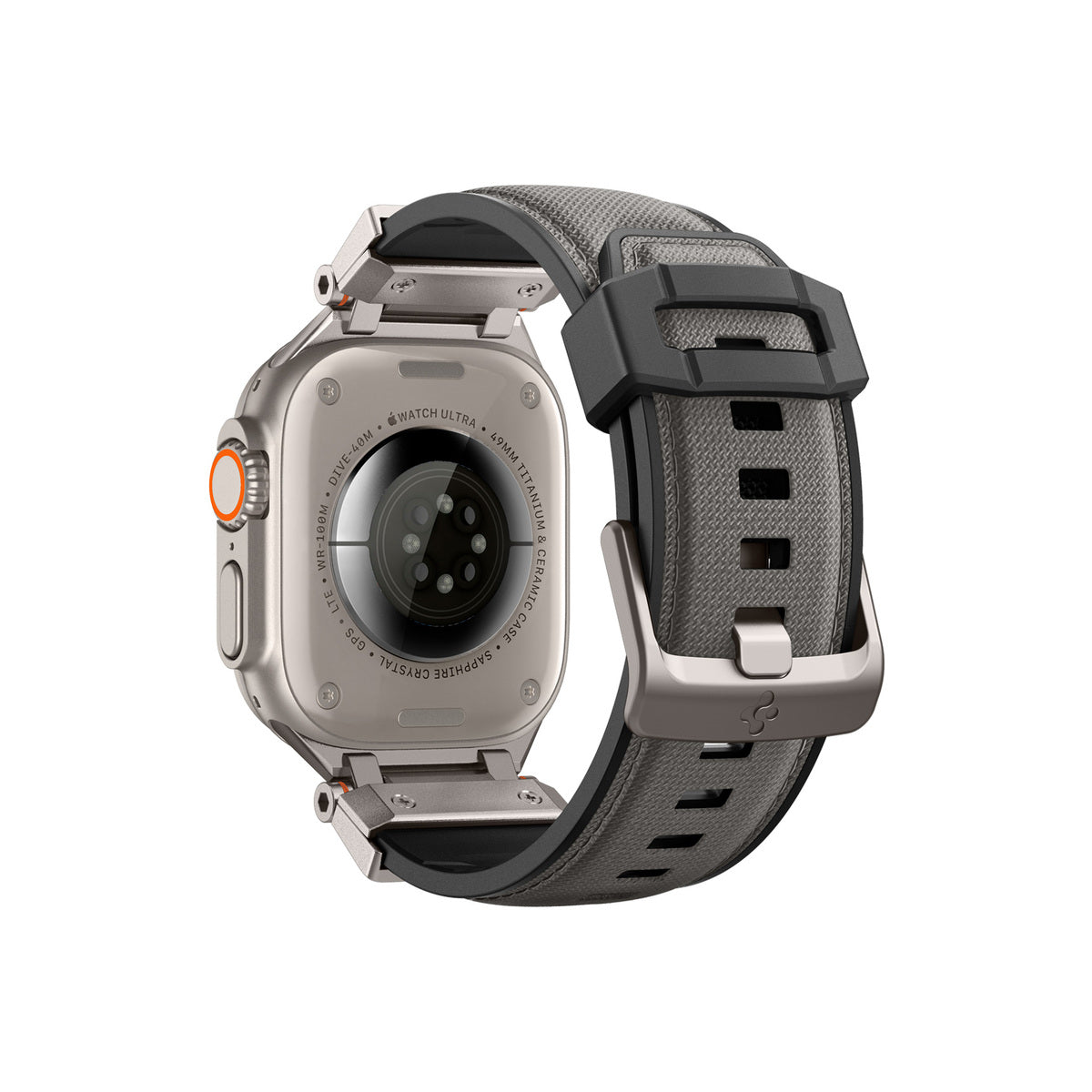Řemínek pro Apple Watch 49mm/46mm/45mm/44mm Spigen DuraPro Armor - šedý - iSTYLE CZ