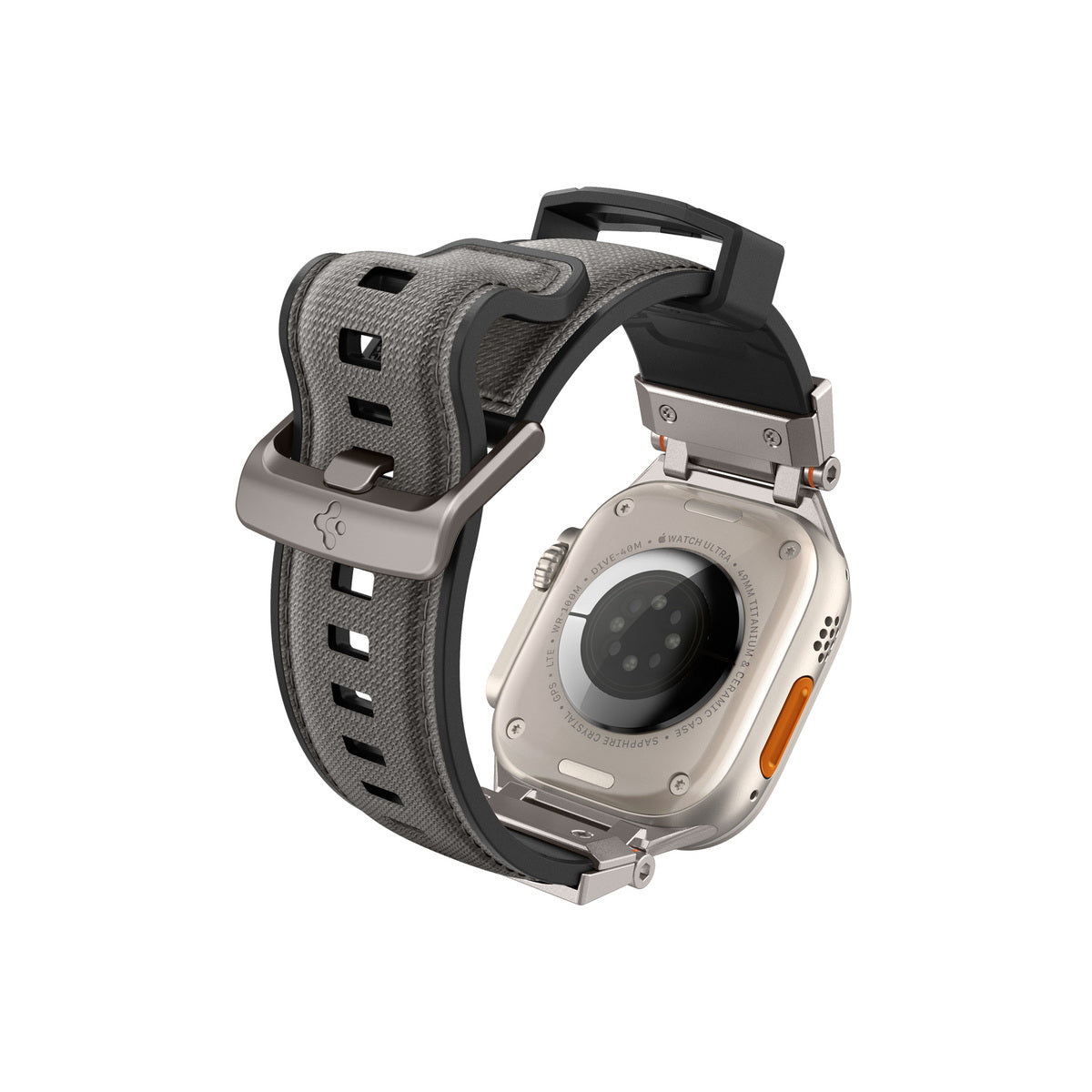 Řemínek pro Apple Watch 49mm/46mm/45mm/44mm Spigen DuraPro Armor - šedý - iSTYLE CZ
