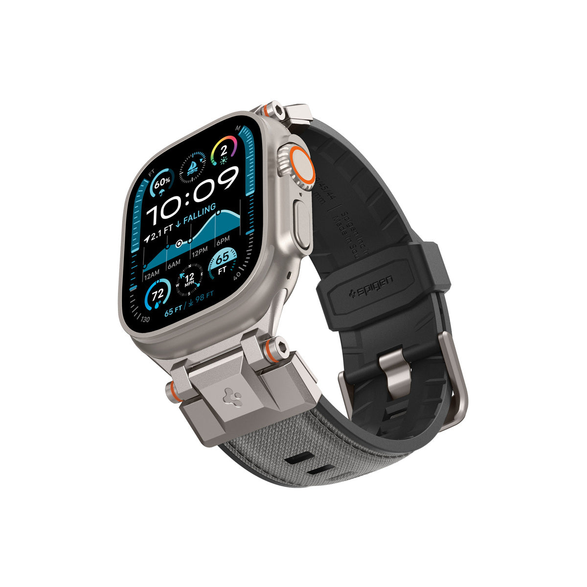 Řemínek pro Apple Watch 49mm/46mm/45mm/44mm Spigen DuraPro Armor - šedý - iSTYLE CZ