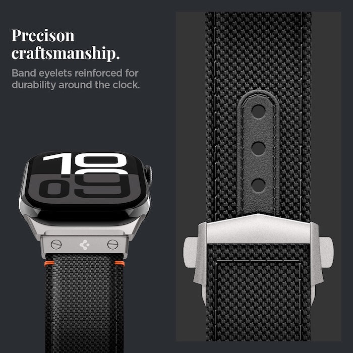 Řemínek pro Apple Watch 49mm/46mm/45mm/44mm Spigen Classic Fit Band - černý - iSTYLE CZ