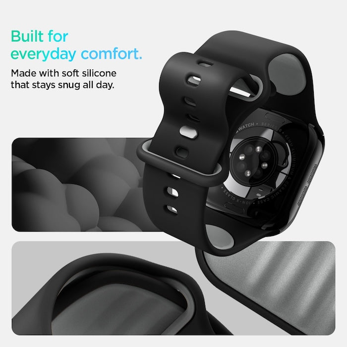 Řemínek pro Apple Watch Apple Watch 42mm/41mm/40mm Spigen Nano Pop Band - černý - iSTYLE CZ
