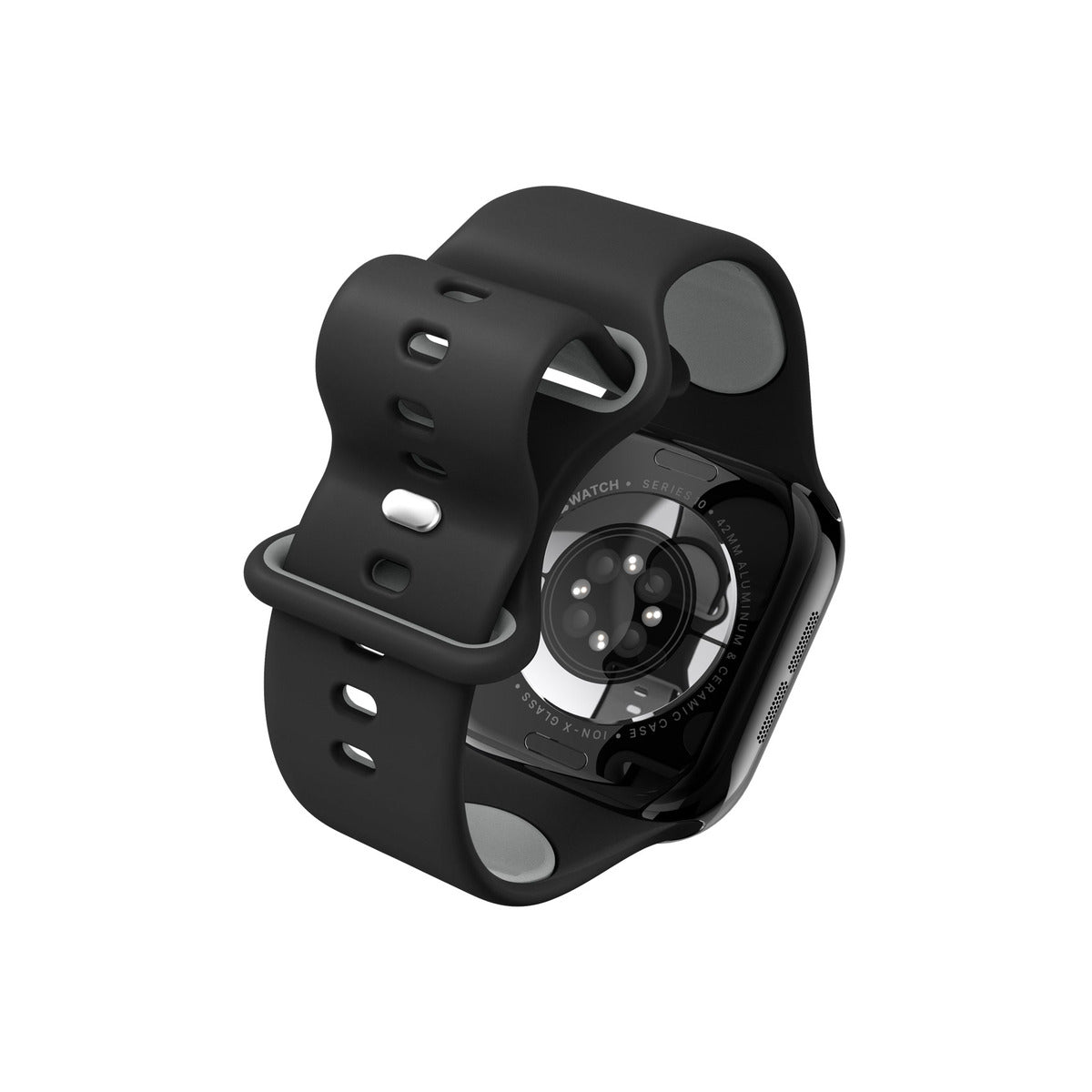 Řemínek pro Apple Watch Apple Watch 42mm/41mm/40mm Spigen Nano Pop Band - černý - iSTYLE CZ