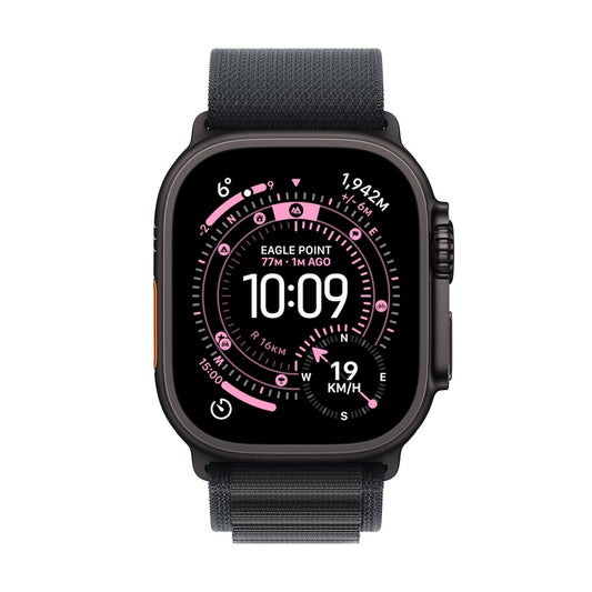 Apple Watch Ultra 3 GPS + Cellular 49mm černě titanové pouzdro s černým alpským tahem - M - iSTYLE CZ