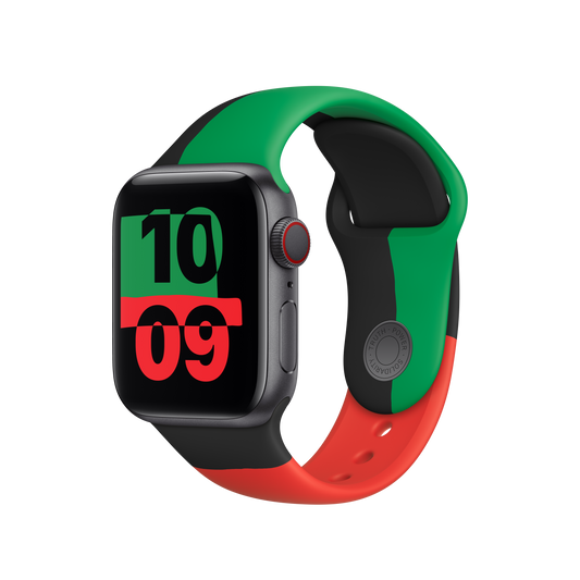 Apple Watch 38/40/41 mm sportovní řemínek Black Unity – S/M - iSTYLE CZ
