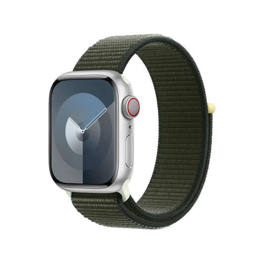 Apple Watch 38/40/41 mm cypřišově zelený provlékací sportovní řemínek - iSTYLE CZ