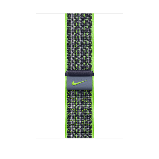 Apple Watch 42/44/45/49 mm jasně zelený / modrý provlékací sportovní řemínek Nike - iSTYLE CZ