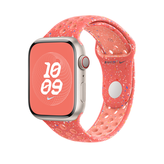Apple Watch 42/44/45/49 mm žhavě oranžový sportovní řemínek Nike – M/L - iSTYLE CZ