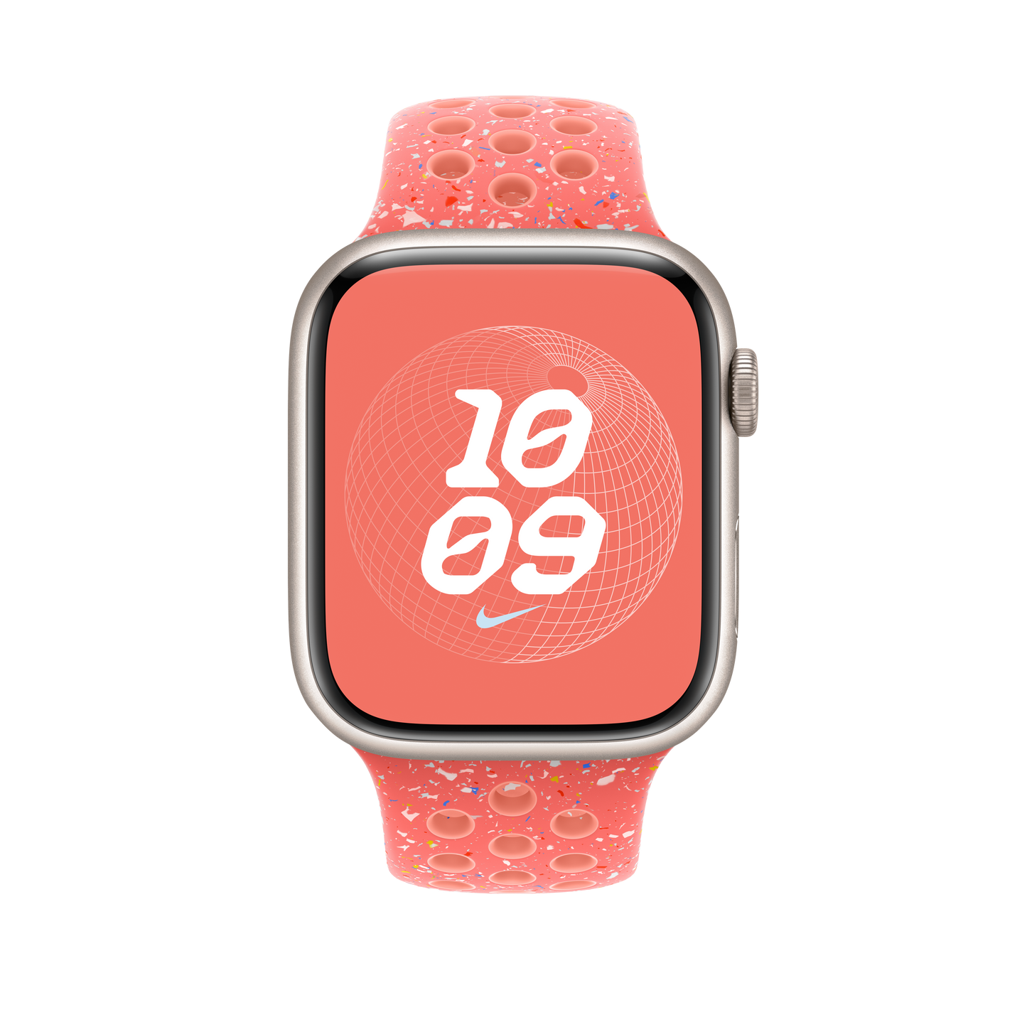 Apple Watch 42/44/45/49 mm žhavě oranžový sportovní řemínek Nike – M/L - iSTYLE CZ