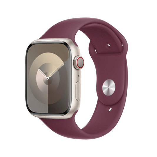 Apple Watch 42/44/45/49 mm morušově rudý sportovní řemínek – M/L - iSTYLE CZ