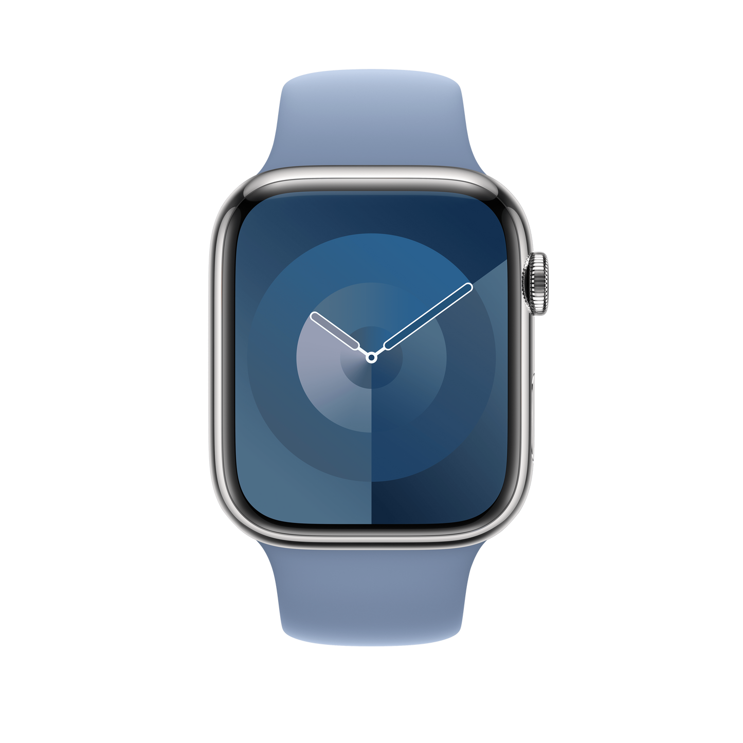 Apple Watch 42/44/45/49 mm ledově modrý sportovní řemínek – M/L - iSTYLE CZ