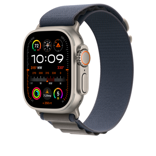Apple Watch 44/45/49 mm modrý Alpský tah – velký - iSTYLE CZ