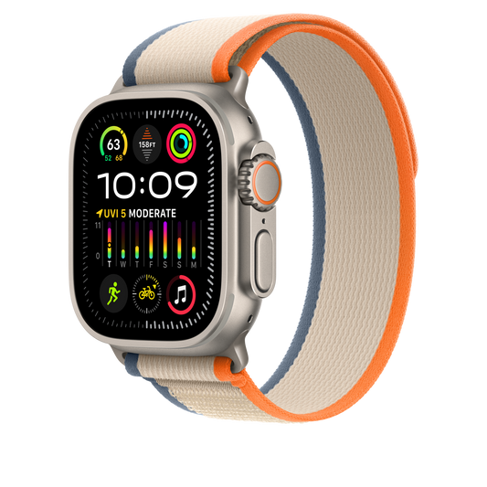 Apple Watch 44/45/49 mm oranžovo-béžový Trailový tah – S/M - iSTYLE CZ