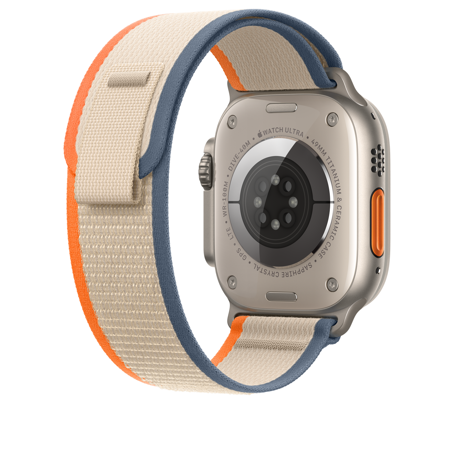 Apple Watch 44/45/49 mm oranžovo-béžový Trailový tah – S/M - iSTYLE CZ
