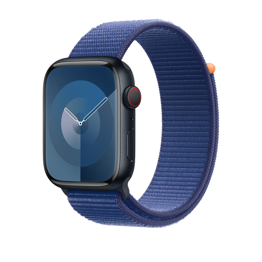 Apple 42/44/45/49mm mořsky modrý provlékací sportovní řemínek - iSTYLE CZ