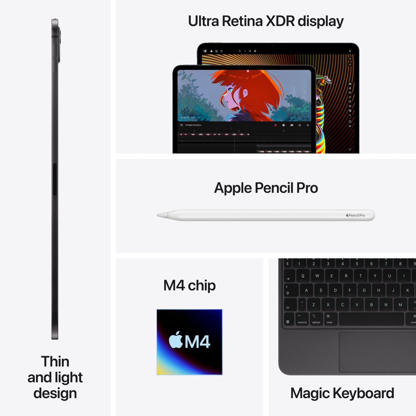 Apple 11palcový iPad Pro Wi-Fi 256GB se standardním sklem - vesmírně černý - iSTYLE CZ