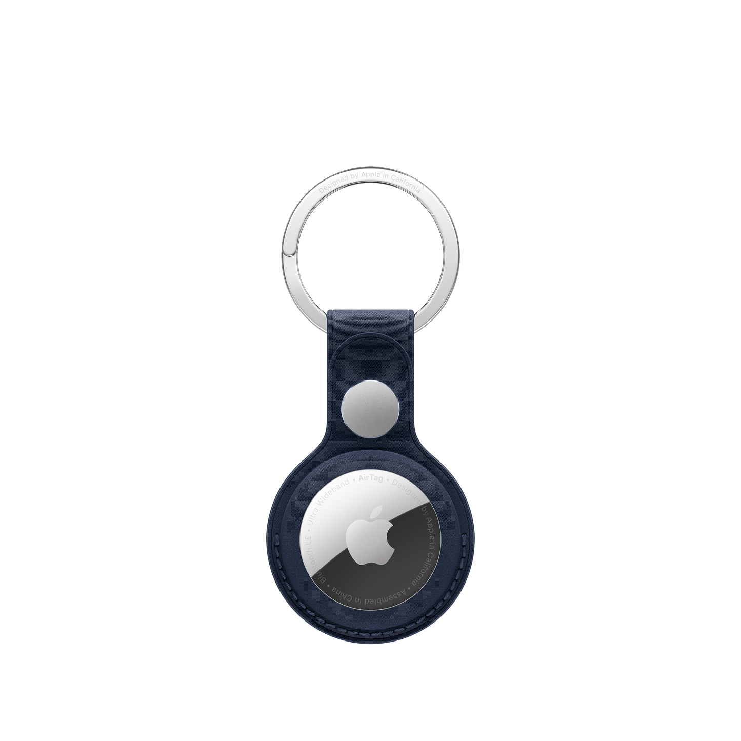 Apple klíčenka z tkaniny FineWoven na AirTag - temně modrá - iSTYLE CZ