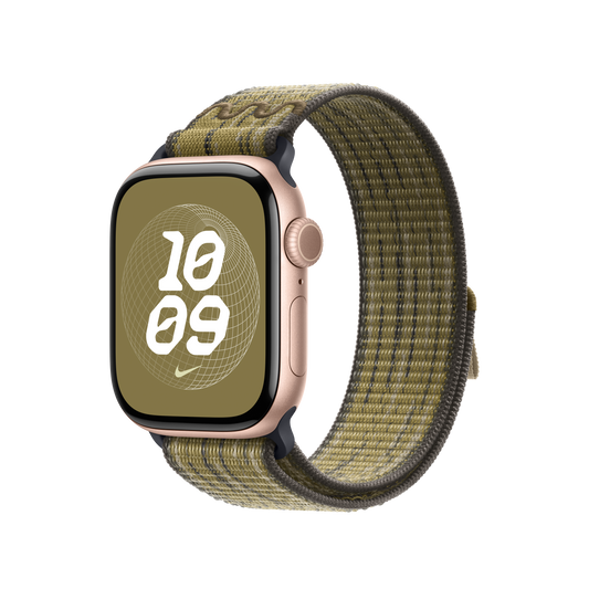 Apple Watch 38/40/41mm zeleno-šedý provlékací sportovní řemínek Nike - iSTYLE CZ