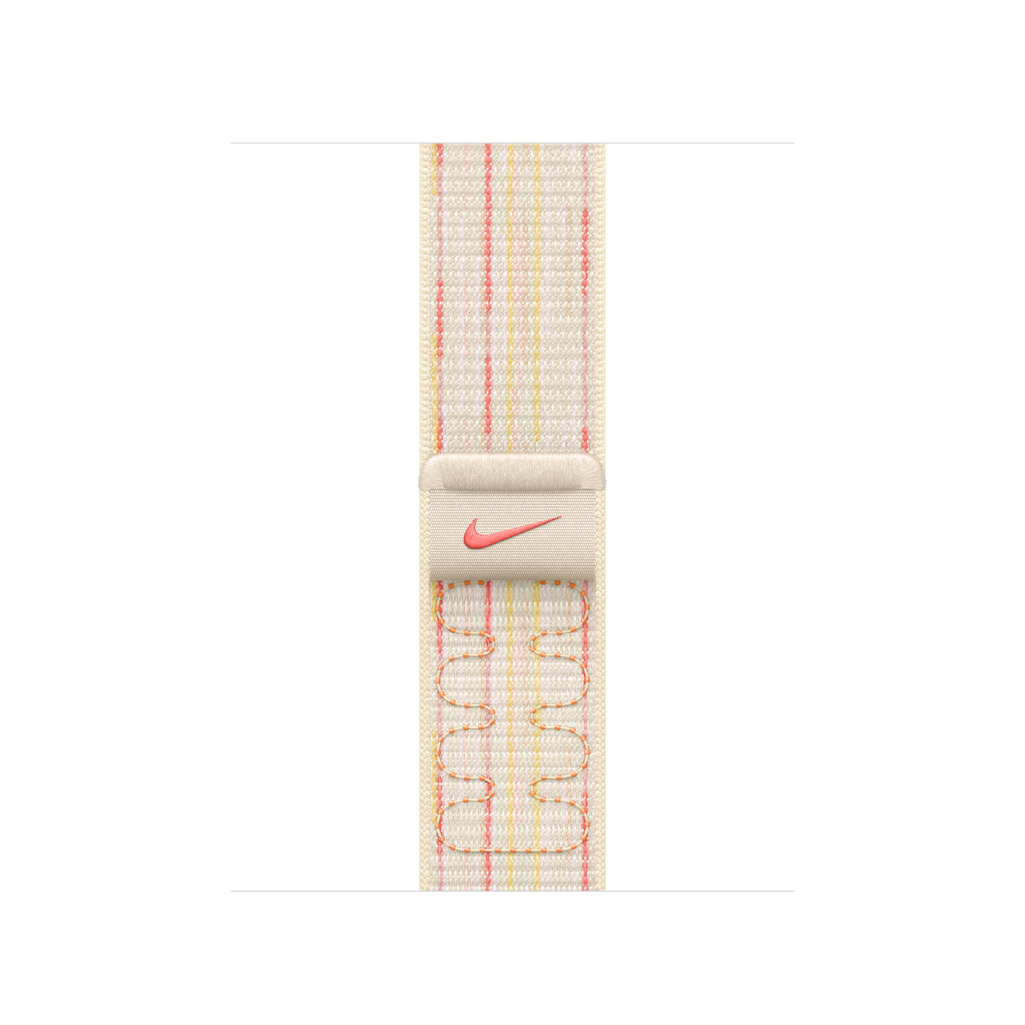 Apple Watch 38/40/41mm hvězdně bílý / růžový provlékací sportovní řemínek Nike - iSTYLE CZ