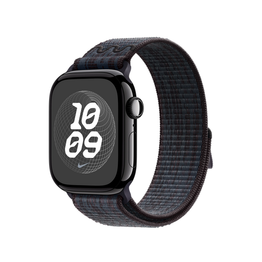 Apple Watch 38/40/41/42mm černo-modrý provlékací sportovní řemínek Nike - iSTYLE CZ