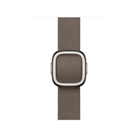 Apple Watch 38/40/41/42mm šedohnědý řemínek s moderní přezkou – velký - iSTYLE CZ