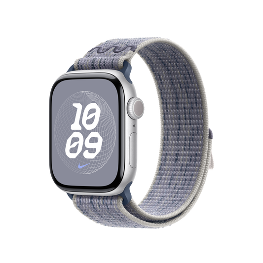 Apple Watch 38/40/41/42mm šedo-modrý provlékací sportovní řemínek Nike - iSTYLE CZ