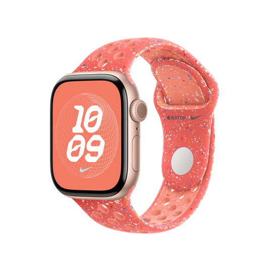 Apple Watch 38/40/41/42mm žhavě oranžový sportovní řemínek Nike - M/L - iSTYLE CZ