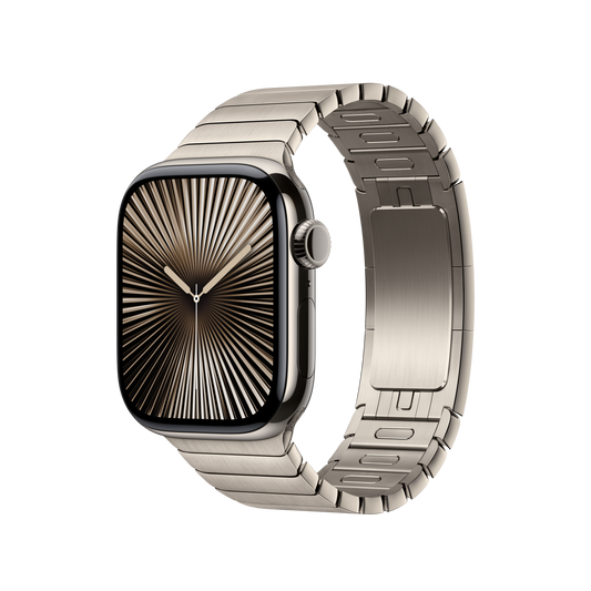 Apple Watch 38/40/41/42mm přírodní článkový tah - iSTYLE CZ