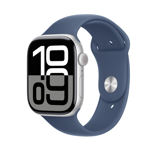 Apple Watch 44/45/46/49mm denimový sportovní řemínek – M/L - iSTYLE CZ