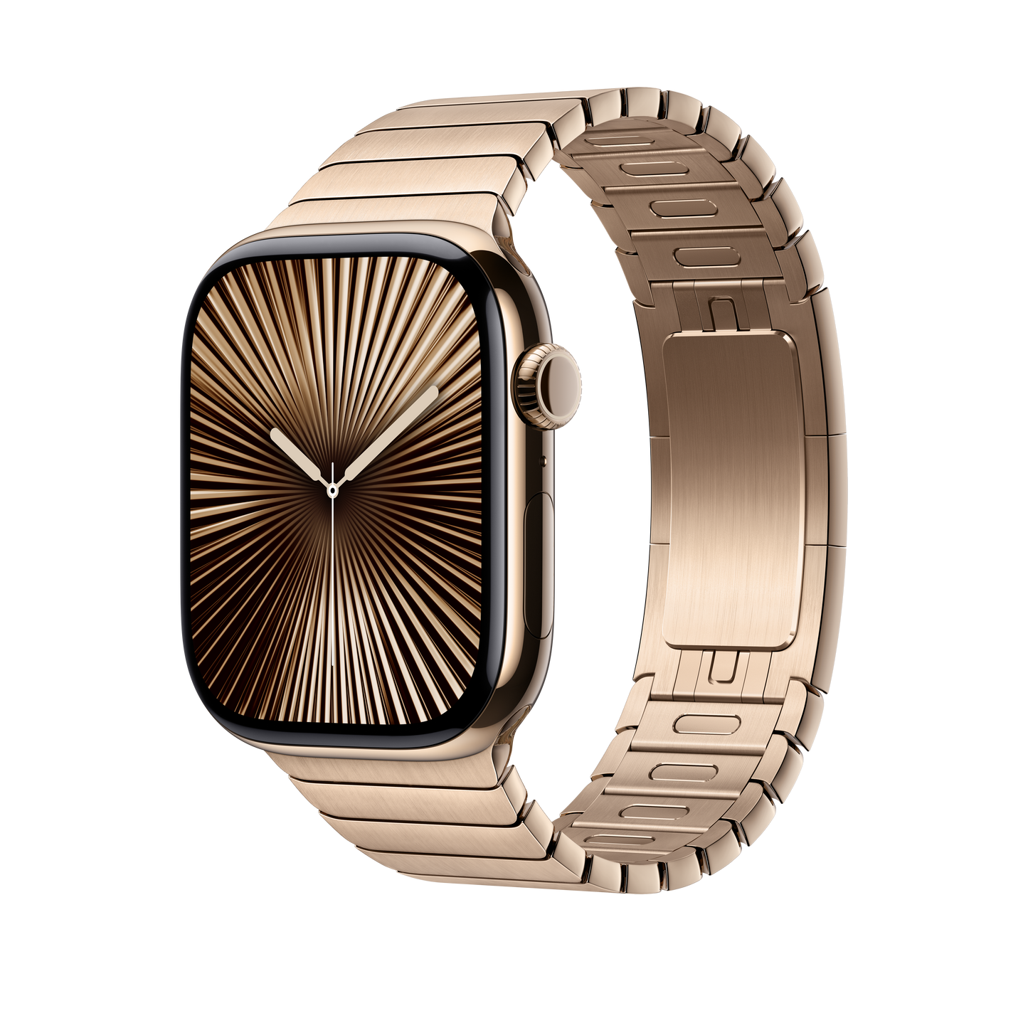 Apple Watch 44/45/46/49mm zlatý článkový tah - iSTYLE CZ