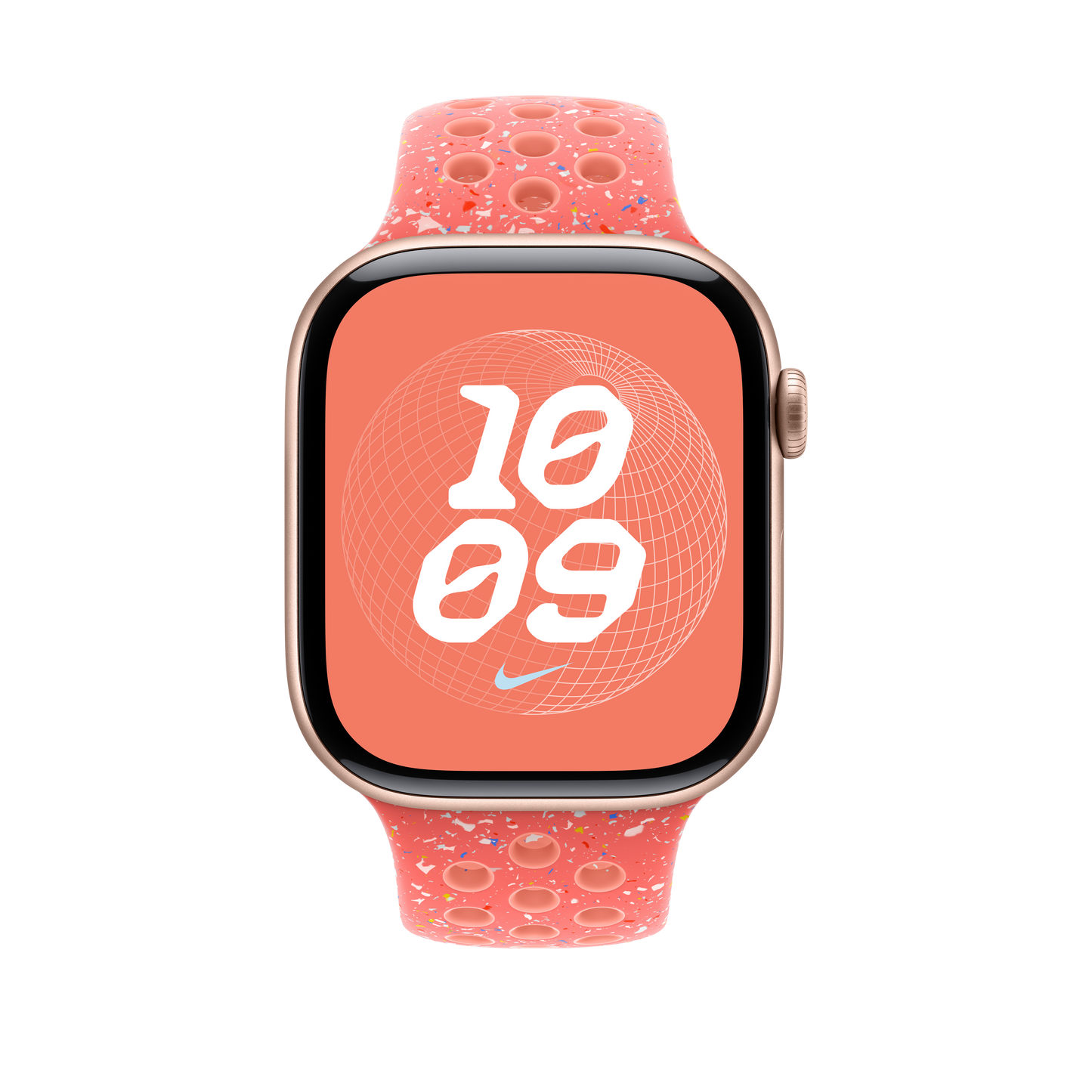 Apple Watch 44/45/46/49mm žhavě oranžový sportovní řemínek Nike - S/M - iSTYLE CZ
