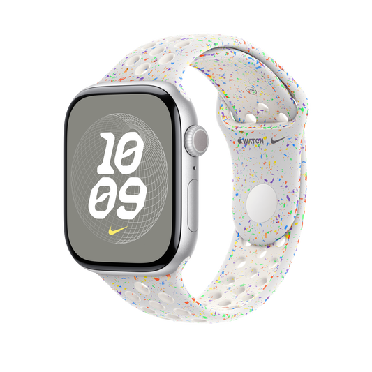 Apple Watch 44/45/46/49mm platinový sportovní řemínek Nike - S/M - iSTYLE CZ