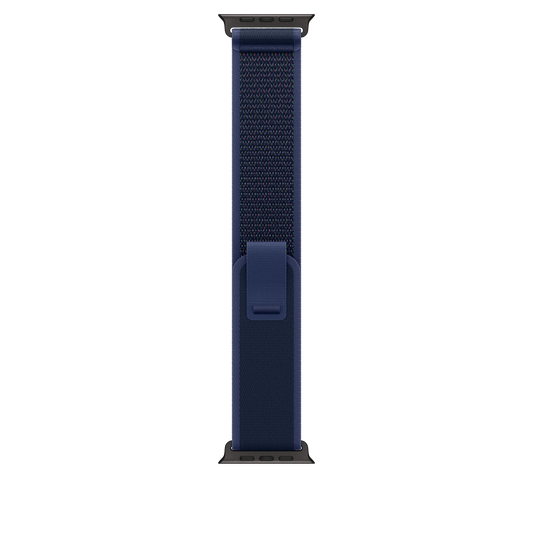 Apple Watch 44/45/46/49mm modrý Trailový tah - M/L – provedení z černého titanu - iSTYLE CZ