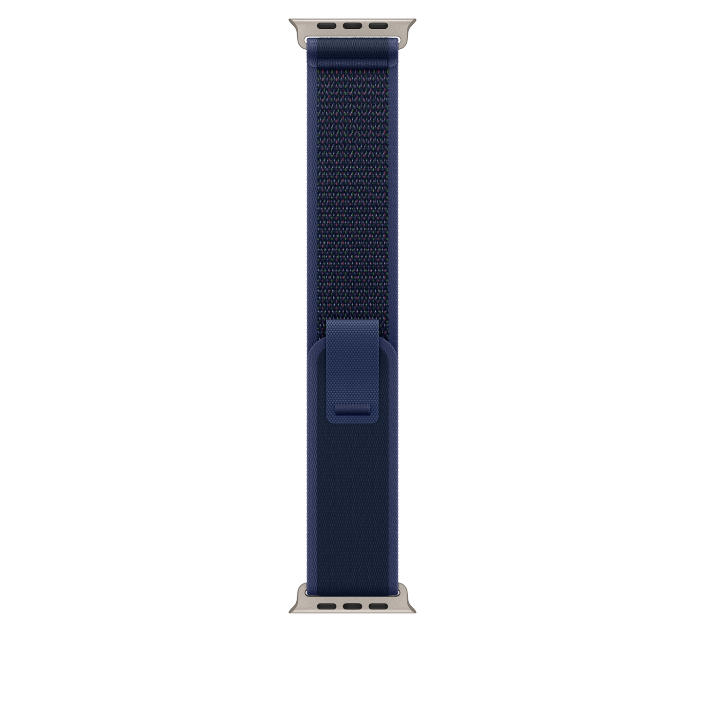 Apple Watch 44/45/46/49mm modrý Trailový tah – S/M – provedení z přírodního titanu - iSTYLE CZ