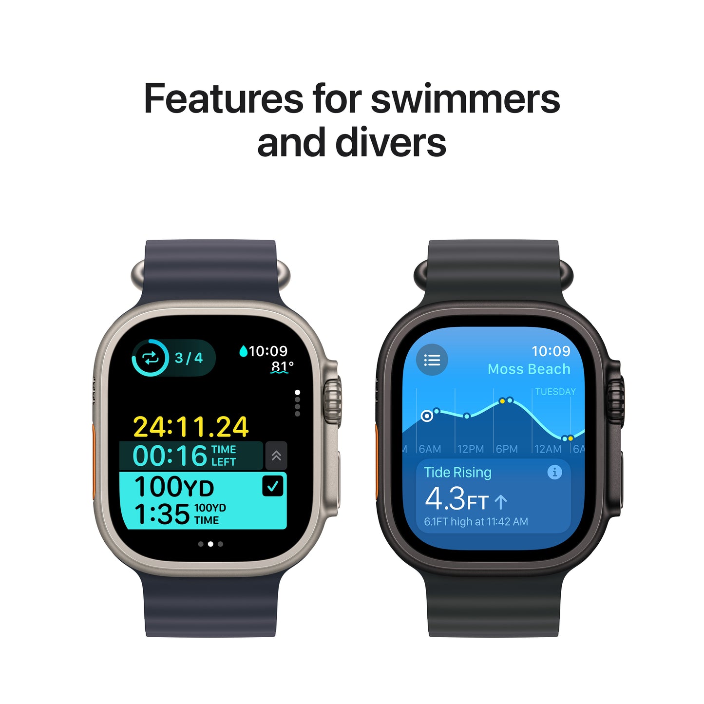 Apple Watch Ultra 2 GPS + Cellular, 49mm černě titanové pouzdro s tmavě zeleným alpským tahem - M - iSTYLE CZ