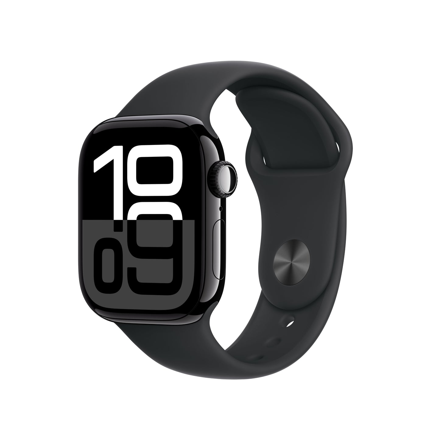 Apple Watch Series 10 GPS 42mm klavírně černé hliníkové pouzdro s černým sportovním řemínkem - S/M - iSTYLE CZ