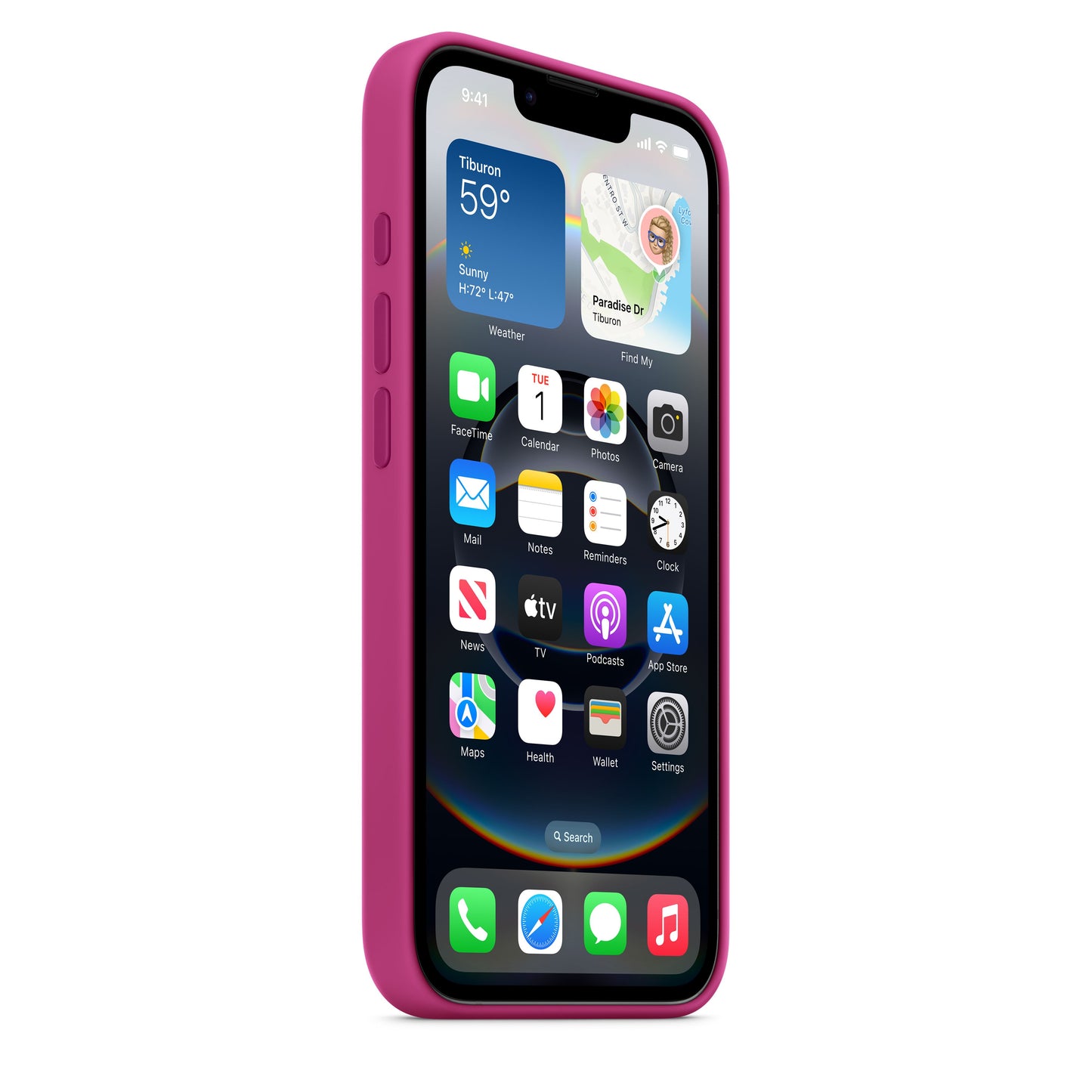 Apple silikonový kryt na iPhone 16e – fuchsiový - iSTYLE CZ