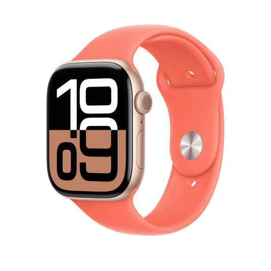Apple 44/45/46/49 mm mandarinkový sportovní řemínek – M/L - iSTYLE CZ