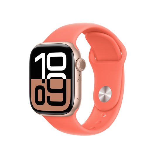 Apple 38/40/41/42 mm mandarinkový sportovní řemínek – M/L - iSTYLE CZ